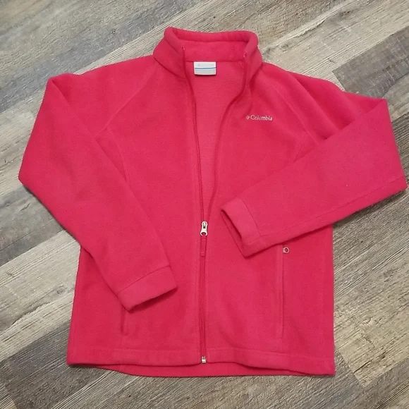 Columbia Girls Fleece Jacket Large - Picture 1 of 10